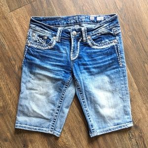 Sale! Miss Me Y2K Bermuda Jean Shorts
